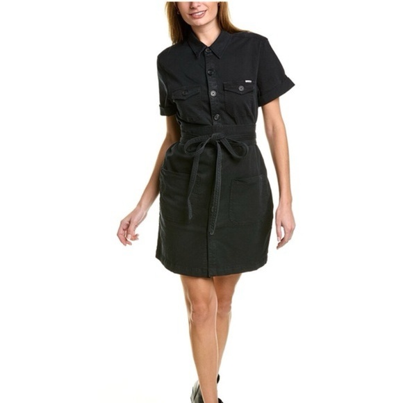 MOTHER The Wrapped Up Mini Dress - Picture 1 of 5